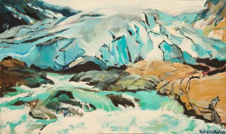 Rebecca Velde Painting   Glacier