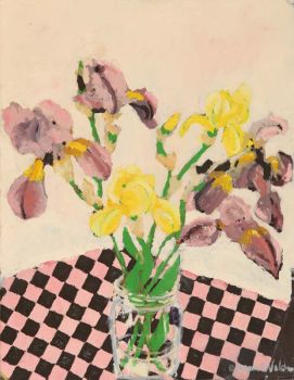 Rebecca Velde Painting   Irises